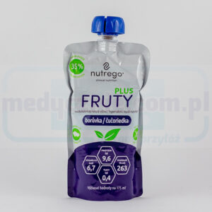 Nutrego Fruty Plus 175 ml Jagodowy uzupełnienie diety